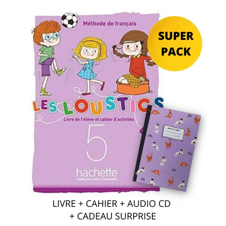 Super Pack les Loustics Mini 5 (Eleve +Cahier +Lexique +Livret de Lecture +Cadeau Surprise)