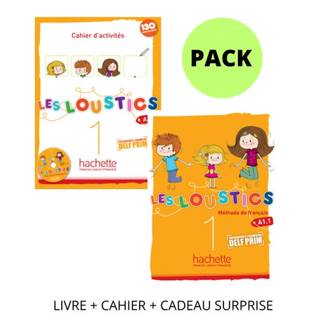 Les Loustics 1 Pack (Livre + Cahier + Livret de Lecture + Cadeau Surprise)