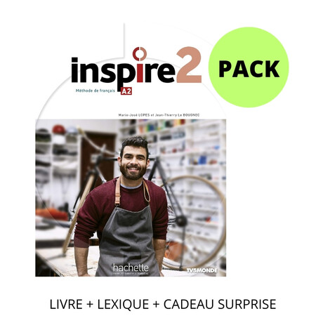 Inspire 2 Pack (Livre + Lexique + Cadeau Surprise)