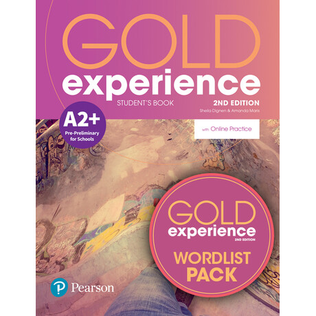 Gold Experience a2+ sb Pack (+ Online Practice + Ebook + Wordlist) 2nd ed