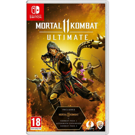 Nsw Mortal Kombat 11 - Ultimate Edition (Includes Kombat Pack 1  2 + Aftermath Expansion) (Code in a Box)