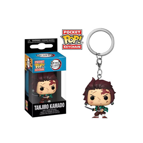Funko Pocket Pop!: Demon Slayer s2 - Tanjiro Kamado (Bloody) Vinyl Figure Keychain