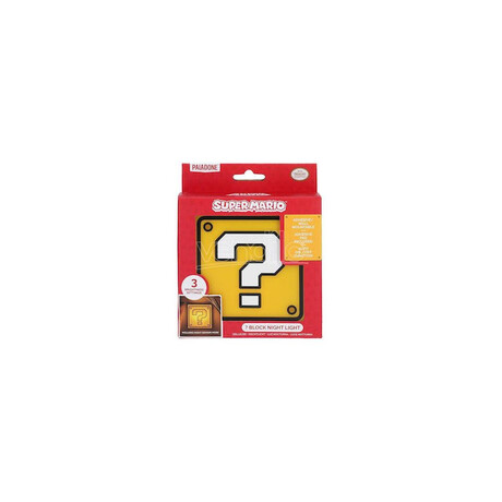 Paladone Super Mario - Question Block Night Light (Pp11595nn)