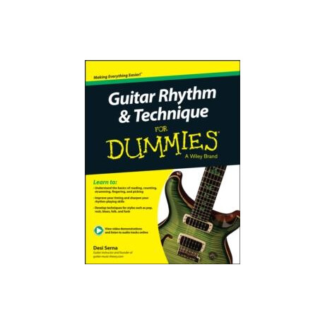 Guitar Rhythm and Techniques for Dummies, Book + Online Video and Audio Instruction