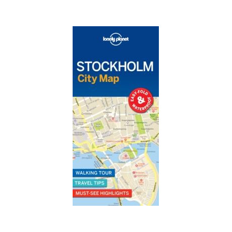 Lonely Planet Stockholm City map