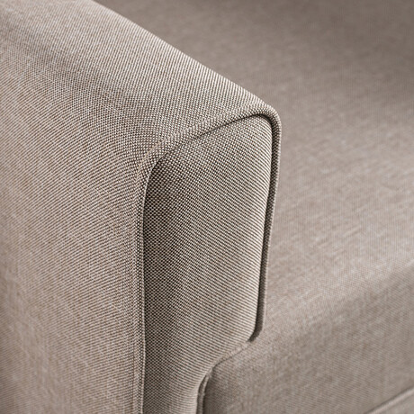 Πολυθρόνα Bella Megapap Υφασμάτινη Χρώμα Κρεμ 82x81x85εκ.