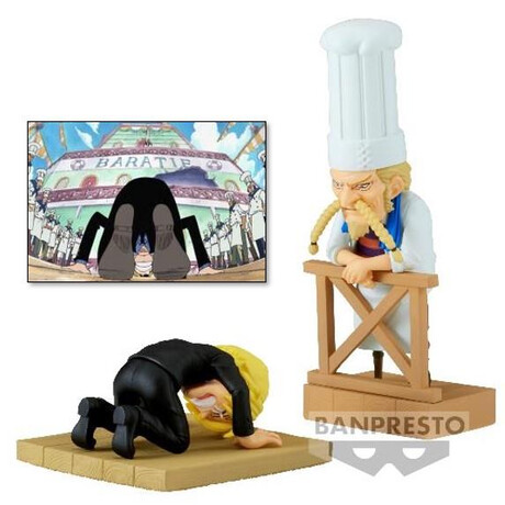 Banpresto wcf log Stories: one Piece - Sanji  Zeff Statue (8cm) (88986)