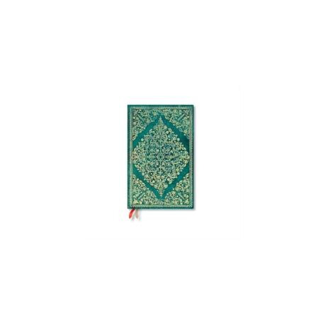 Oceania (Diamond Rosette) Maxi Horizontal 12-Month Dayplanner 2024 (Elastic Band Closure)
