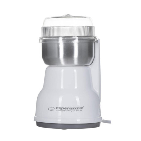 Esperanza Ηλεκτρικός Μύλος Καφέ 160w με Χωρητικότητα 50gr Λευκός (Ekc002w) (Espekc002w)
