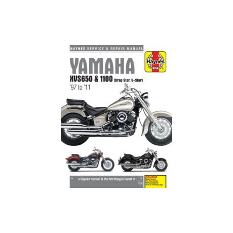 Yamaha Xvs650 & 1100 Drag Star/v-Star (97 - 11) Haynes Repair Manual