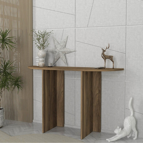 Κονσόλα Cortado Megapap Χρώμα Καρυδί 120x35x75εκ.