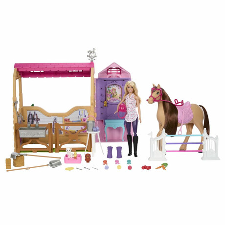 Mattel Barbie Σταβλος (Hxj44)