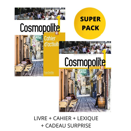Super Pack Cosmopolite 1 (Livre de L'eleve + Cahier D'activites + Cadeau Surprise)