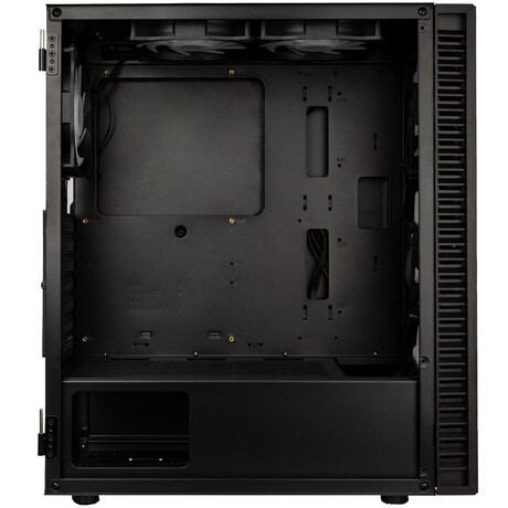 Kolink Observatory HF Plus Glass ARGB PWM Midi Tower Case - Black (with 6x120mm ARGB PWM Fans)