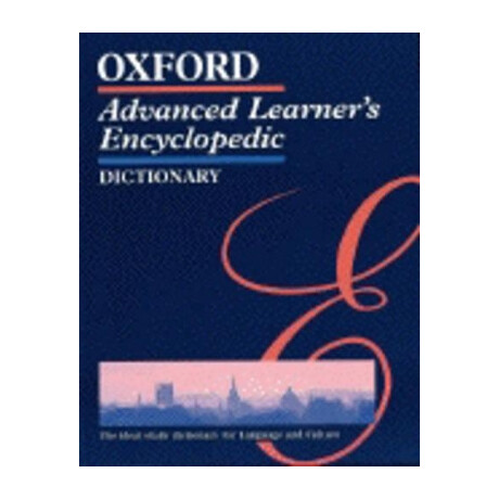 Oxford Advanced Learners Dictionary Encyclopedic 2nd ed pb
