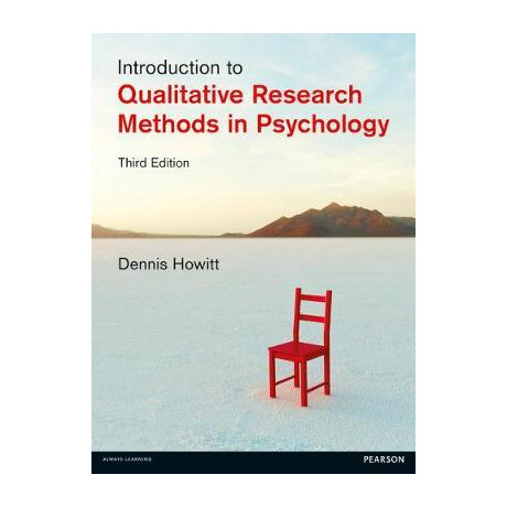 Introduction to Qualitative Research Methods in Psychology 3rd ed