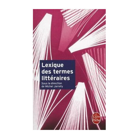 Lexique des Termes Litteraires Poche