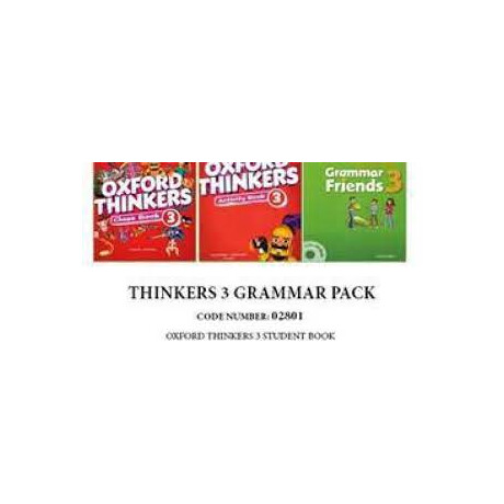 Oxford Thinkers 3 Grammar Pack (sb + wb + Grammar Friends 3) - 02801