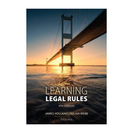 Learning Legal Rules 9th ed pb