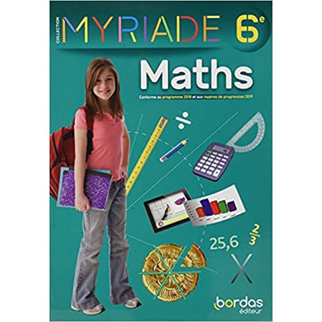 Myriade Maths 6e 2021 Manuel Eleve