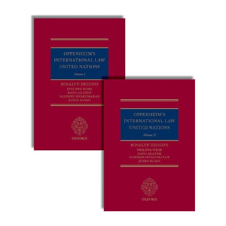 Oppenheims International Law: United Nations
