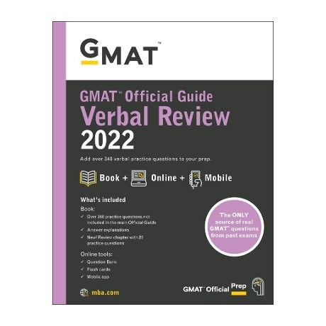 Gmat Official Guide Verbal Review 2022 : Book + Online Question Bank