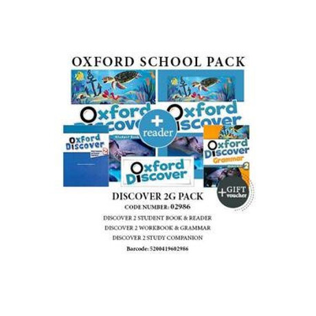 Oxford Discover 2g Pack (sb + wb + Grammar + Companion + Reader + Gift Voucher) - 02986