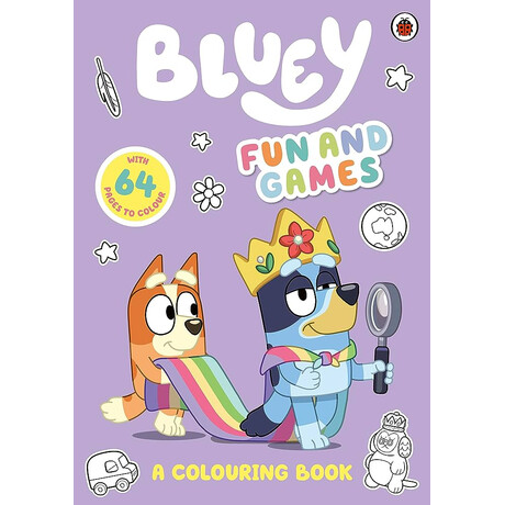 Bluey: fun and Games: a Colouring Book Activity Book