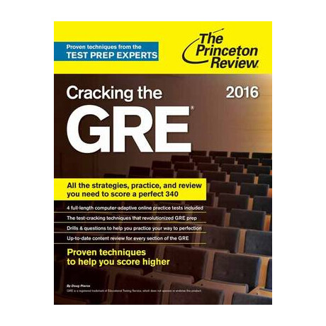 Cracking the gre 2016 Edition