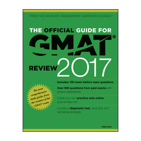 The Official Guide for Gmat Review 2017  pb