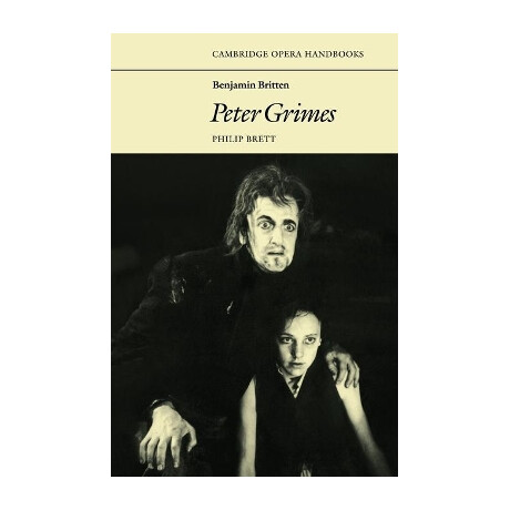 Cambridge Opera Hand Books : Benjamin Britten:peter Grimes pb