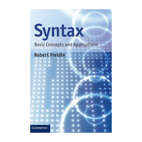 Syntax-Basic Concepts and Applications  hc