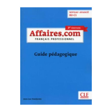 Affaires.com Avance b2 + c1 Professeur 3rd ed