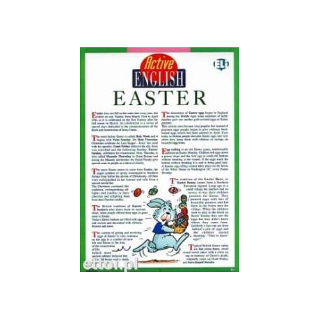 Active English Subject 3 - Easter