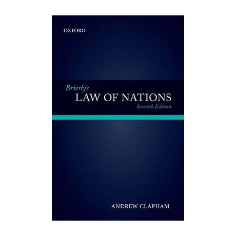 Brierlys law of Nations