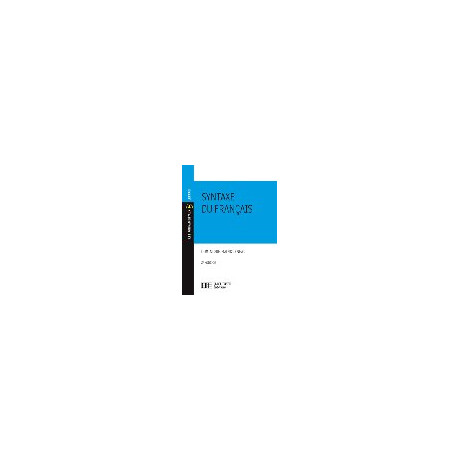 Syntaxe du Francais 2nd ed