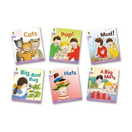 Oxford Reading Tree lvl 1+: Floppy's Phonics Fiction: Pack of 6 (Ort)