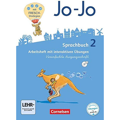 Jo-jo Sprachbuch 2 Arbeitsbuch mit Interaktiven Ubungen Online und auf cd-rom pb