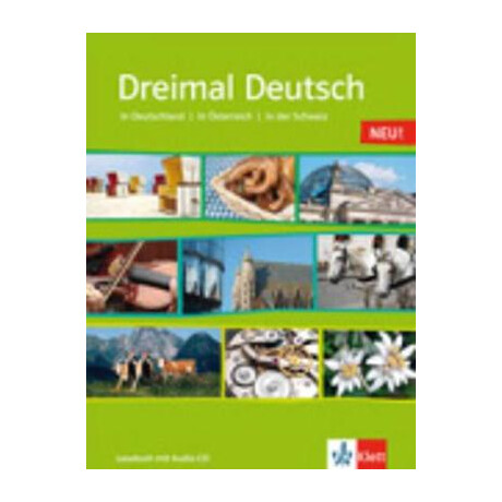 Dreimal Deutsch Kursbuch (+ cd) neu
