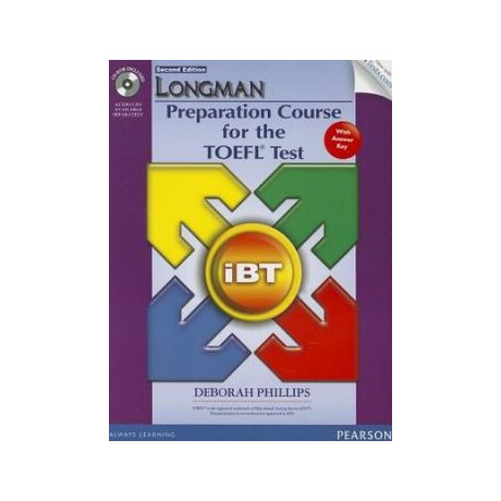 Longman Prep Toefl ibt W/cd-Rom, ak   i-Test With Answer key 2nd ed