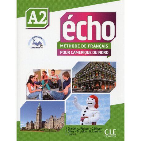 Echo Pour Lamerique du Nord a2 Methode (+ Dvd) + Livre web