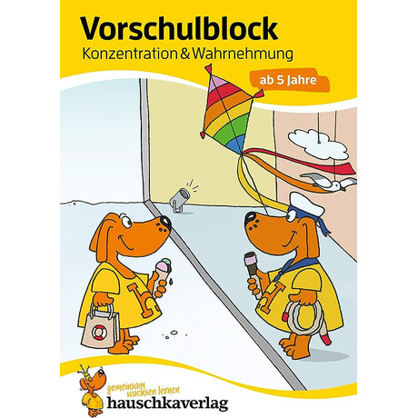 Vorschulblock ab 5 Jahre fur Junge und Madchen - Konzentration und Wahrnehmung pb