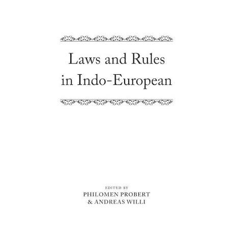 Laws and Rules in Indo-European  pb