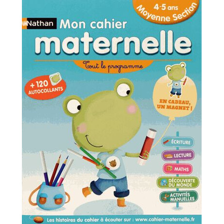 Mon Cahier Decole Maternelle Moyenne Section (4-5 Ans)