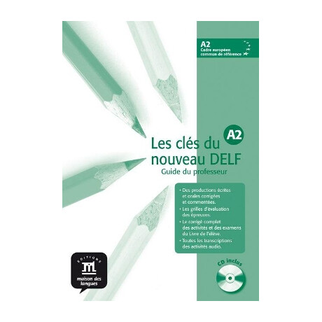 Les Cles Nouveau Delf a2 Guide Pedagogique (+ cd)