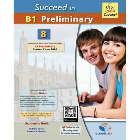 Succeed in b1 Preliminary 8 Complete Practice Tests mp3 cd new 2020 Format