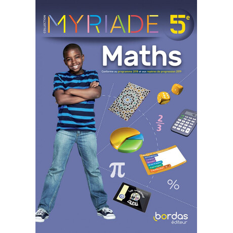 Myriade- Mathematiques 5eme -Manuel de Leleve- Edition 2021
