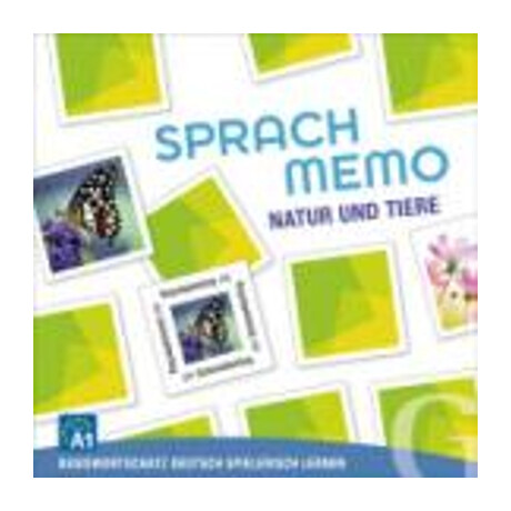 Sprachmemo Deutsch:natur und Tiere