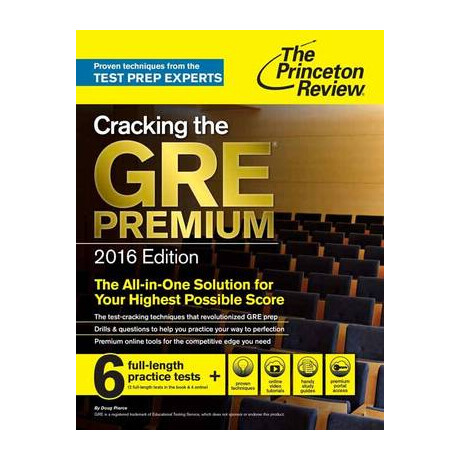 Cracking the gre Premium Edition 2016