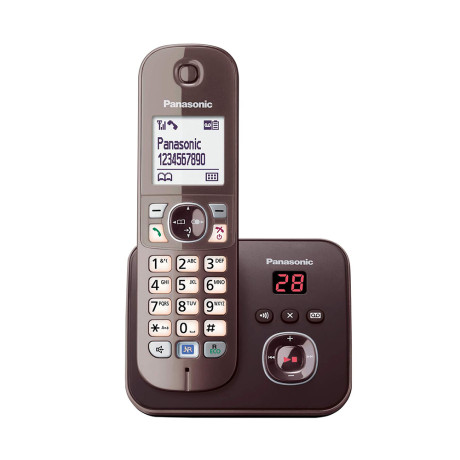 Ασύρματο Τηλέφωνο Panasonic kx-Tg6821ga Mocca-Brown (kx-Tg6821ga) (Pankx-Tg6821ga)